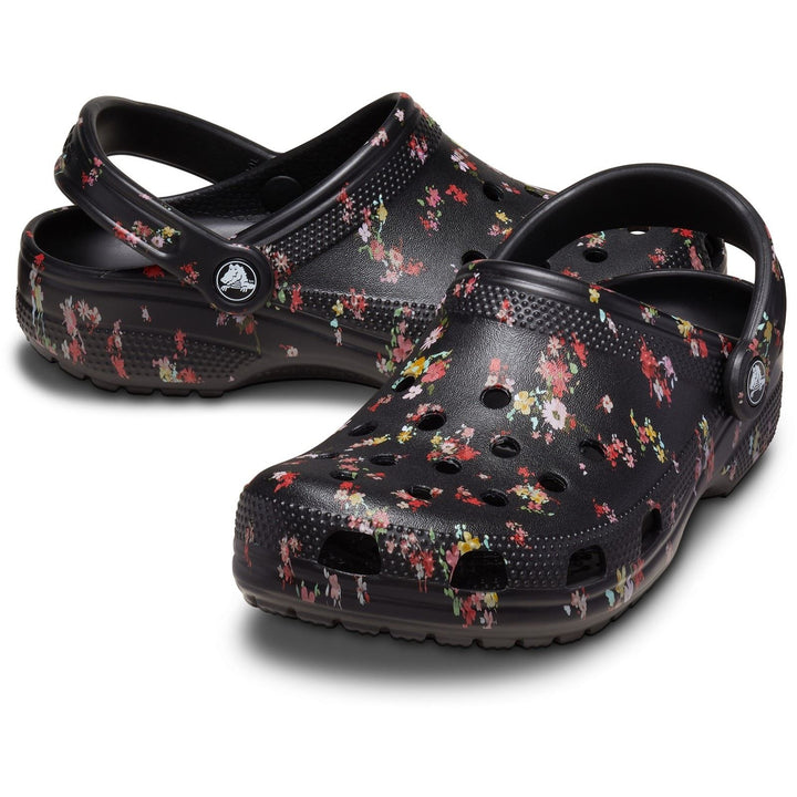 Sandalias tipo zueco con diseño gráfico clásico Crocs 210397 para mujer