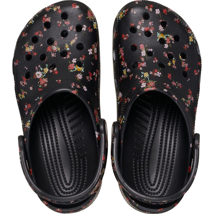 Sandalias tipo zueco con diseño gráfico clásico Crocs 210397 para mujer