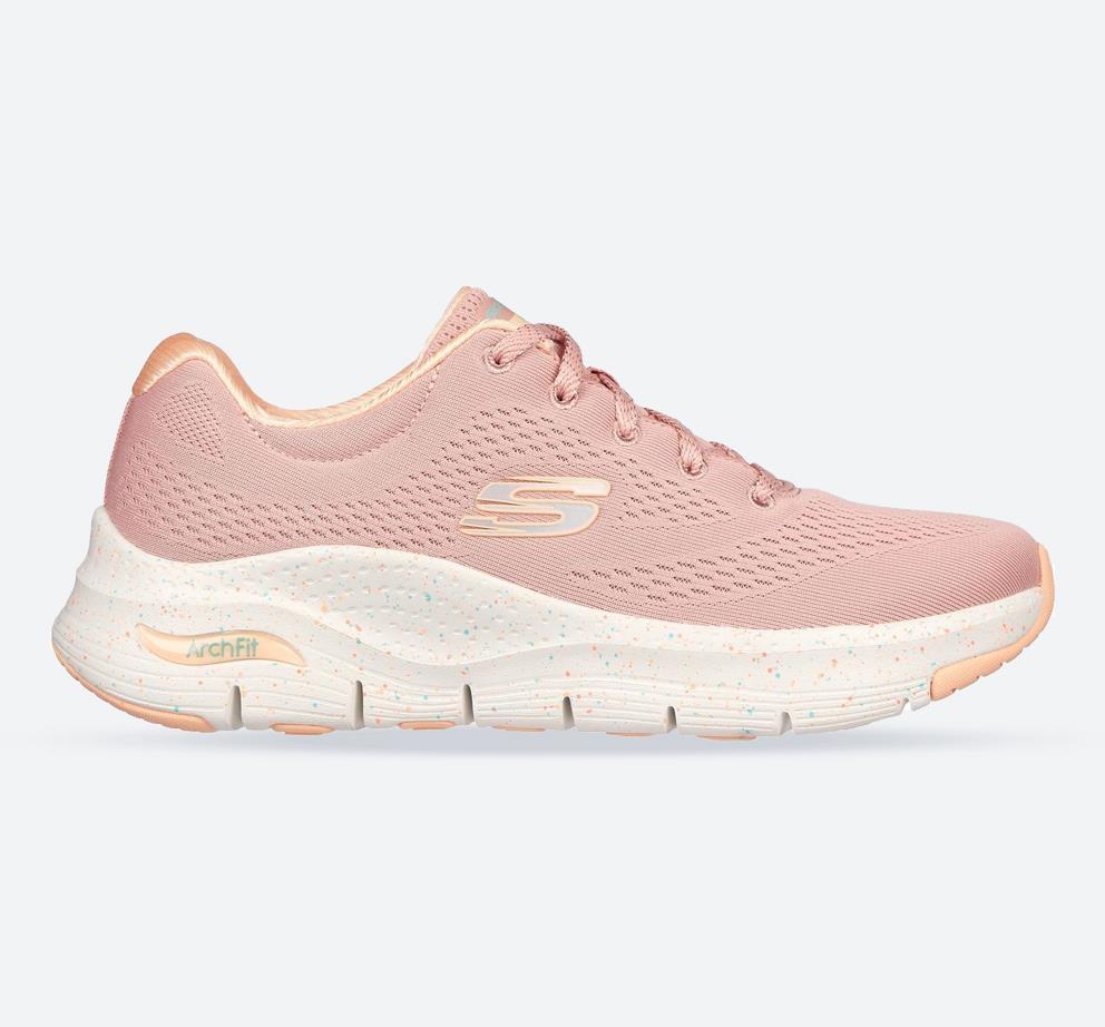 Zapatillas Skechers Arch Fit Freckle Me para mujer, de horma ancha