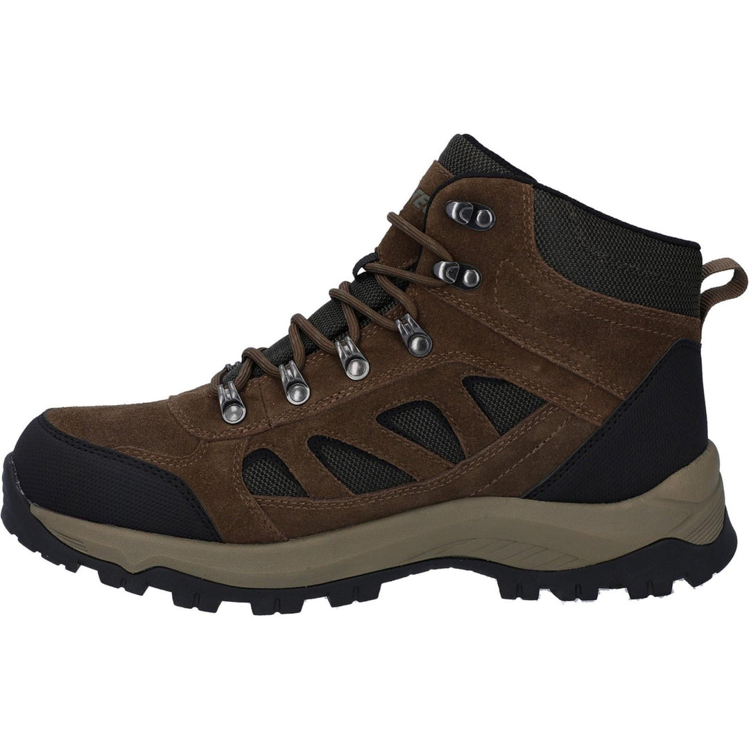 Men's Wide Fit Hi-Tec Bandera Expedition Mid Hiking Waterproof Boots