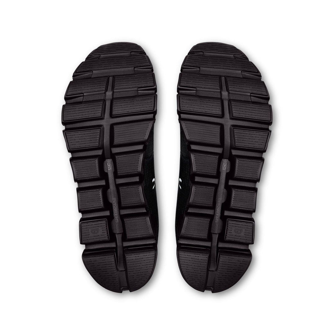 Men's Wide Fit On Cloud 6 Wide Trainers - Black in Black/Black - Image 7