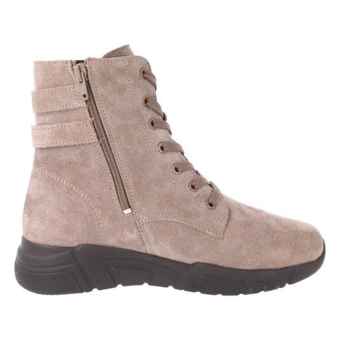 Women's Wide Fit DB Maisie Ankle Boots in Taupe Suede - Image 1