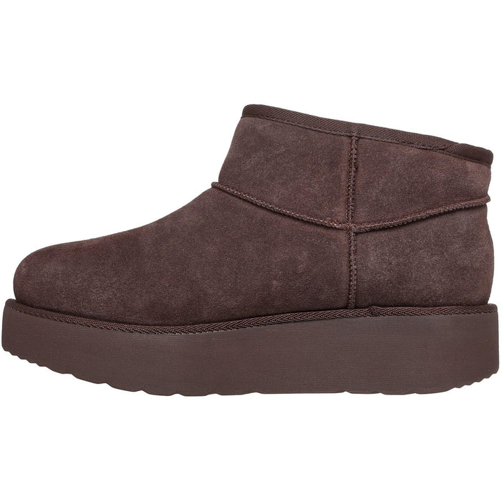 Women's Wide Fit Skechers 169143 Slip-ins Keep Cozy Boots