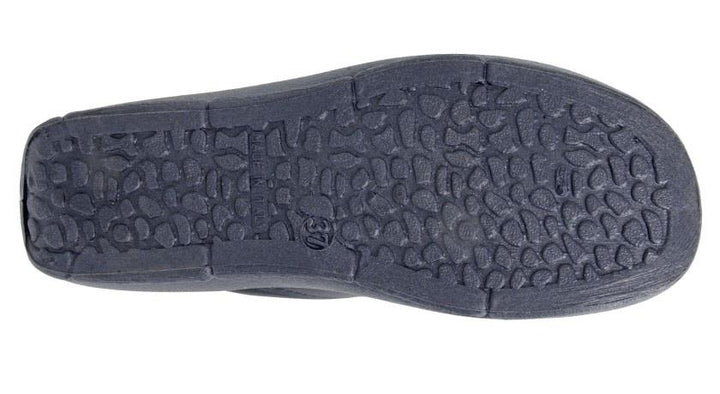 Womens Wide Fit DEK L706 Clogs in Black - Image 1