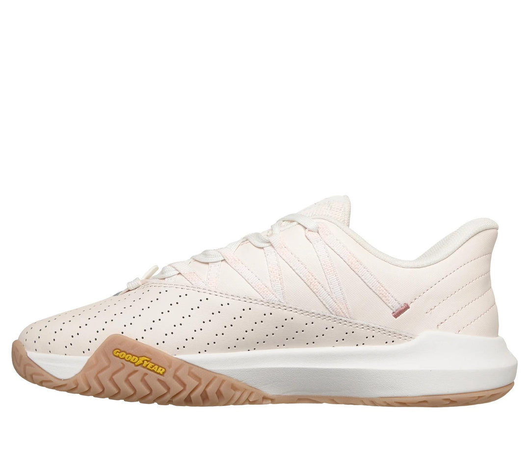 Women's Relaxed Fit Skechers 172110 Viper Court Rally Trainers in Light/Pink - Image 4