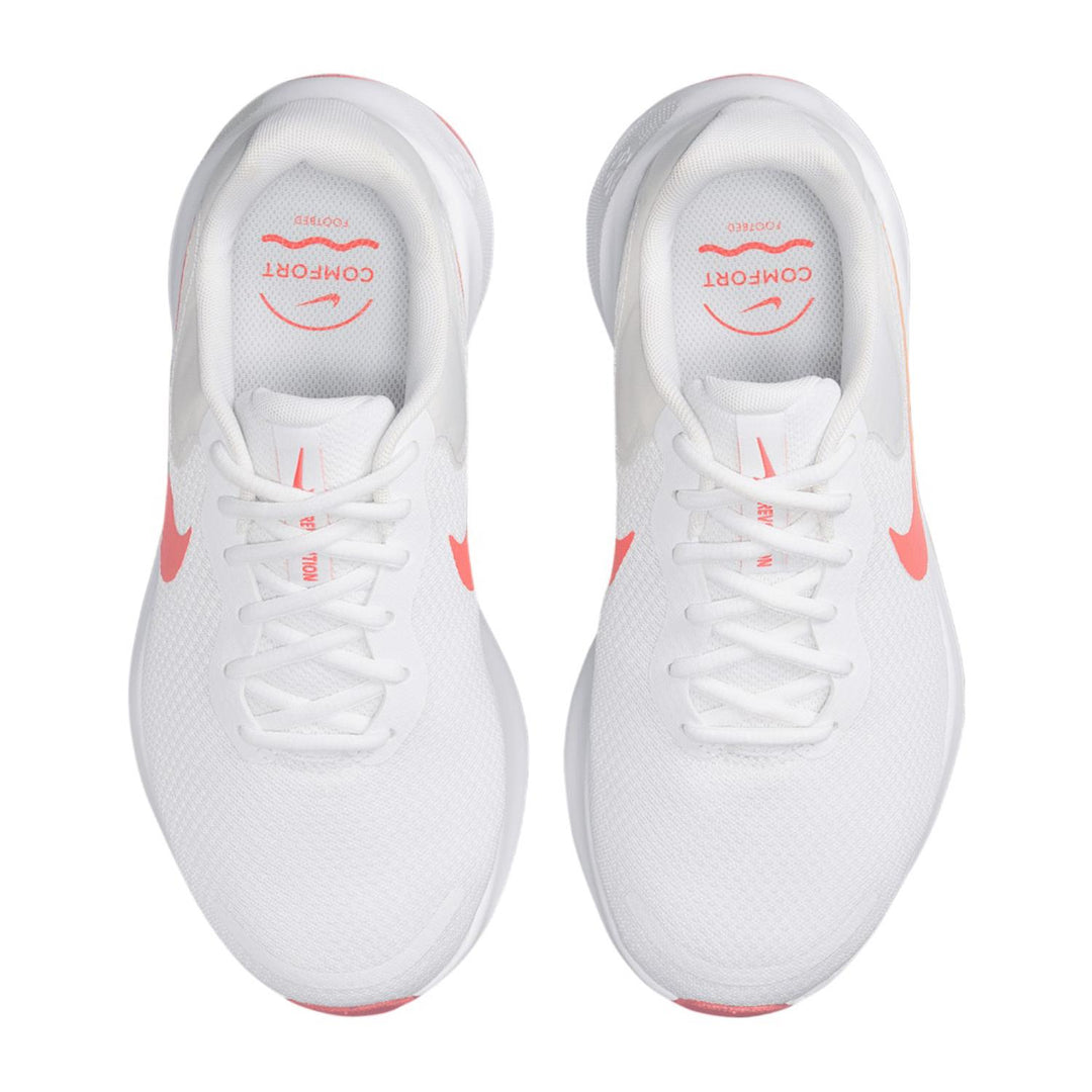 Women's Wide Fit Nike FZ6829-100 Revolution 7 Running Trainers