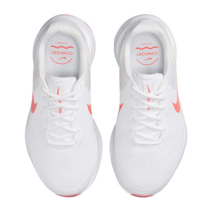 Women's Wide Fit Nike FZ6829-100 Revolution 7 Running Trainers