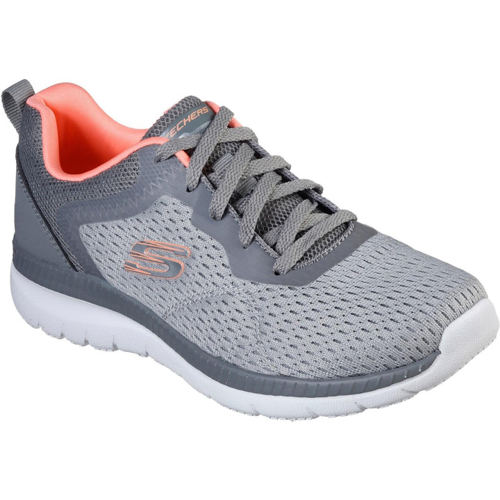Women's Wide Fit Skechers 12607 Bountiful Quick Path Trainers in Black - Image 1
