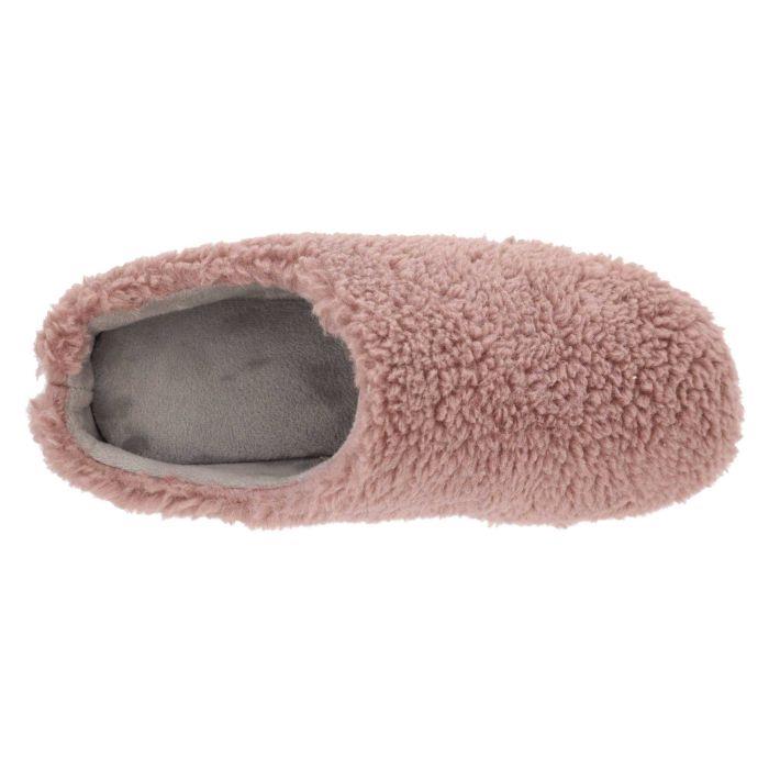 Women's Wide Fit DB Tatum Mule Slippers in Grey Fleece - Image 11