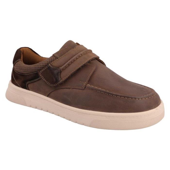 Men's Wide Fit DB Ethan Shoes in Denim Nubuck - Image 8