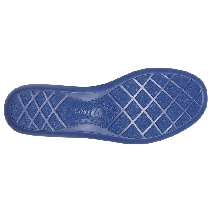 Women's Wide Fit DB Lacey Slip-on Slippers in Blue Multi Textile - Image 6