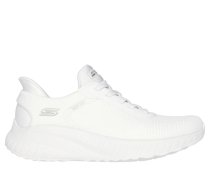 Women's Wide Fit Skechers 117497W Slip-ins Sport Squad Chaos Trainers in Lavender - Image 1