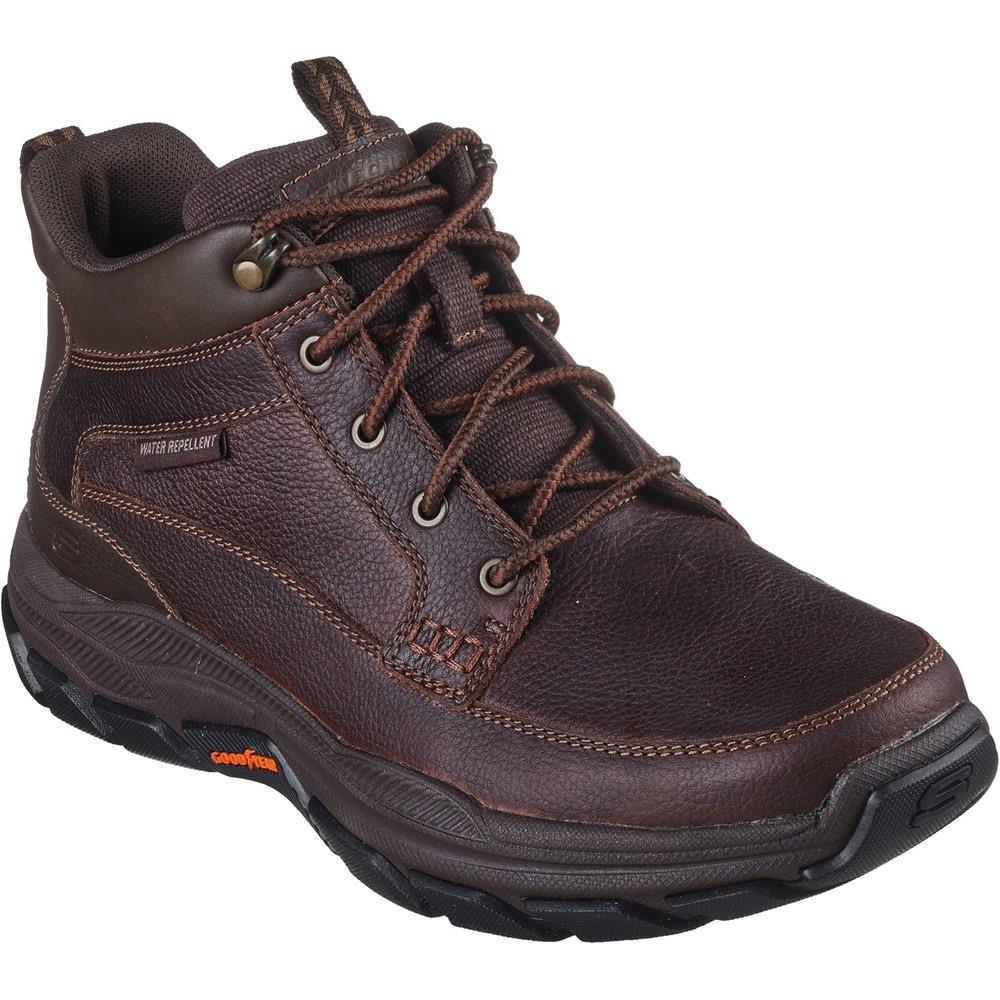 Men's Wide Fit Skechers 204454 Respected Boswell Waterproof Boots
