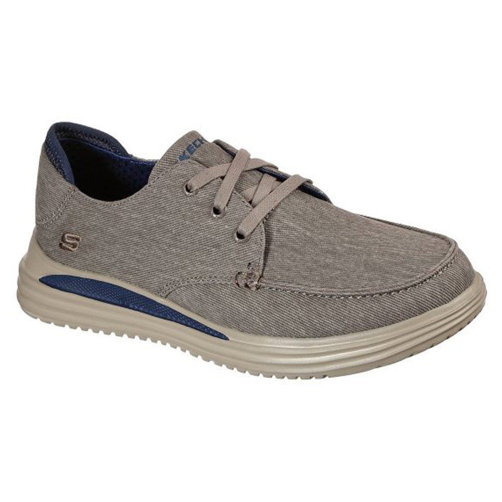 Zapatillas Skechers 204471 Proven Forenzo de corte ancho para hombre in Gris pardo - Image 2