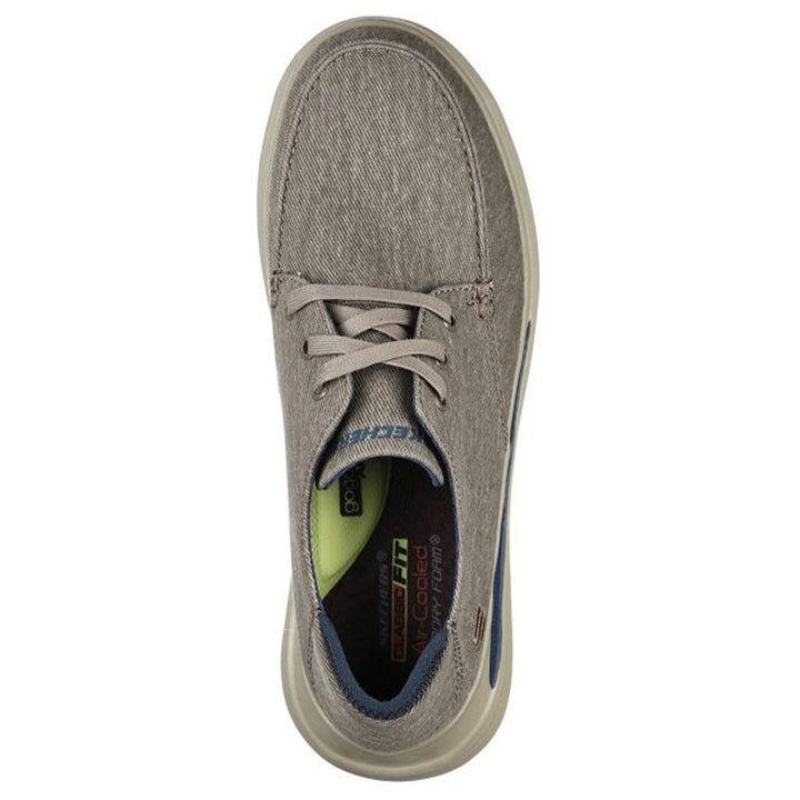 Zapatillas Skechers 204471 Proven Forenzo de corte ancho para hombre in Gris pardo - Image 1
