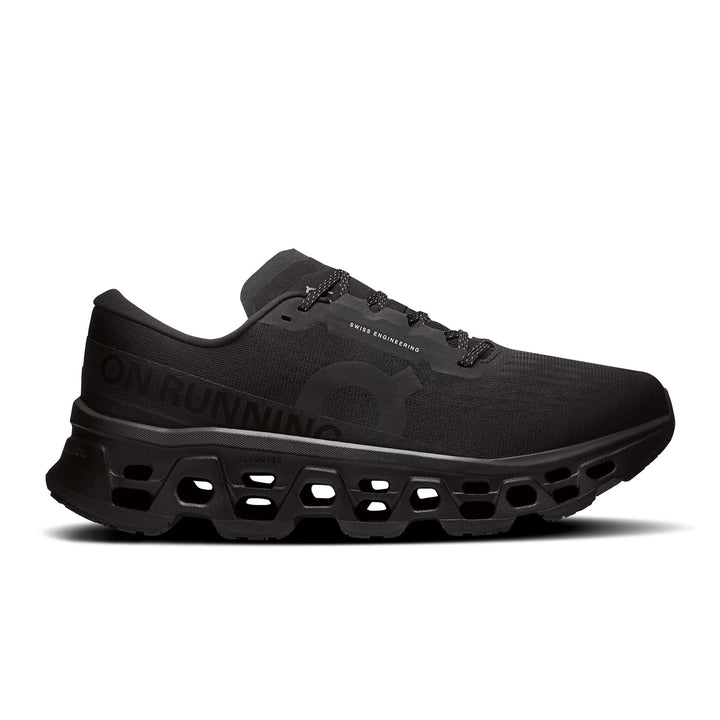 Mens Wide Fit On Cloudmonster 3 Trainers in Black - Image 1