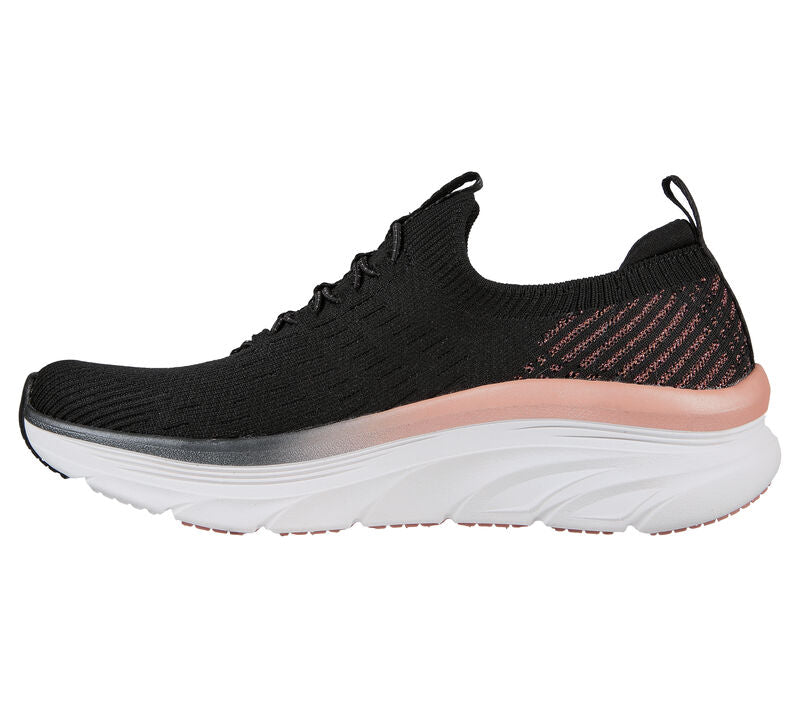 Skechers de corte ancho para mujer Let It Glow- 149366 D'lux Walker Relaxed Fit Trainers