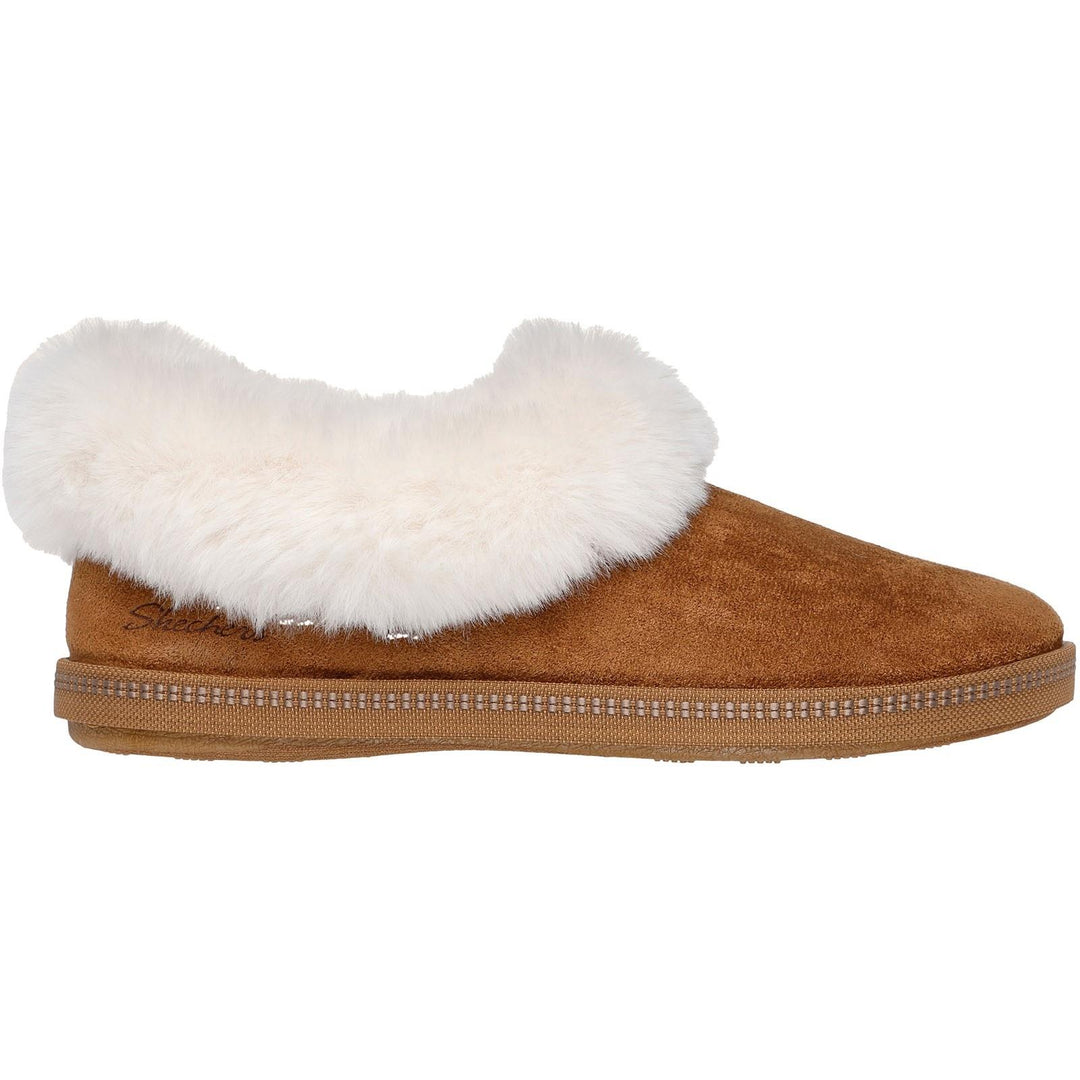 Women's Wide Fit Skechers 169012 Cozy Campfire Winter Nights Slippers in Black - Image 7