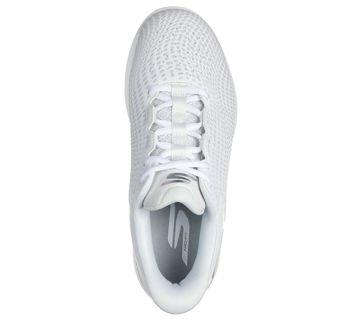 Womens Wide Fit Skechers 172101C Trainers in White/Navy Pink - Image 1