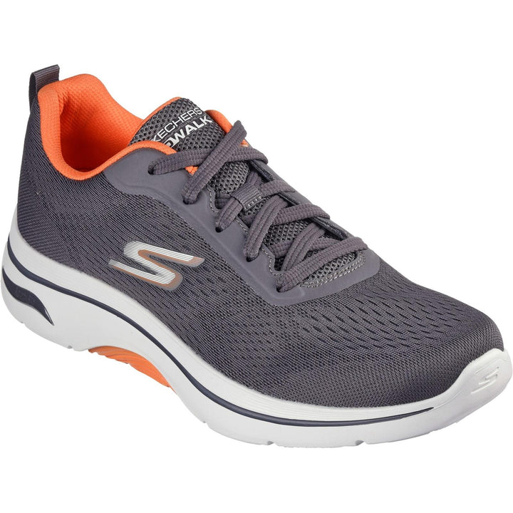 Men's Wide Fit Skechers 216516 Go Walk Arch Fit 2.0 Idyllic 2 Trainers in Navy - Image 1