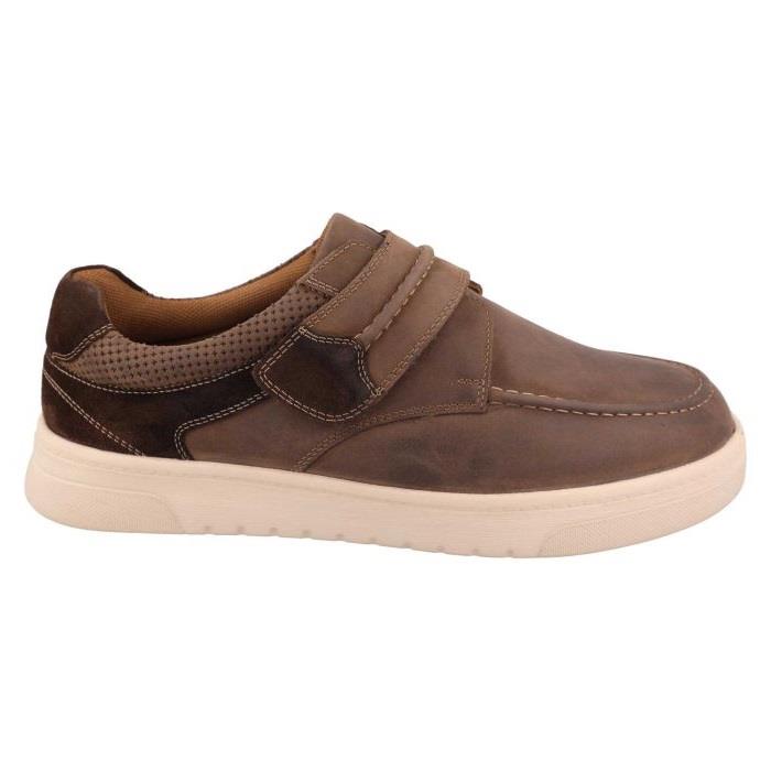 Men's Wide Fit DB Ethan Shoes in Denim Nubuck - Image 1