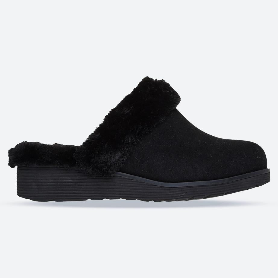 Women's Wide Fit Skechers 167631 Keepsakes Wedge Time To Cruise Slippers