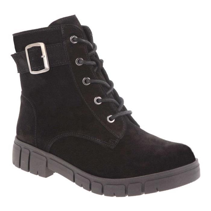 Women's Wide Fit DB Holly Ankle Boots in Brown Suede - Image 1