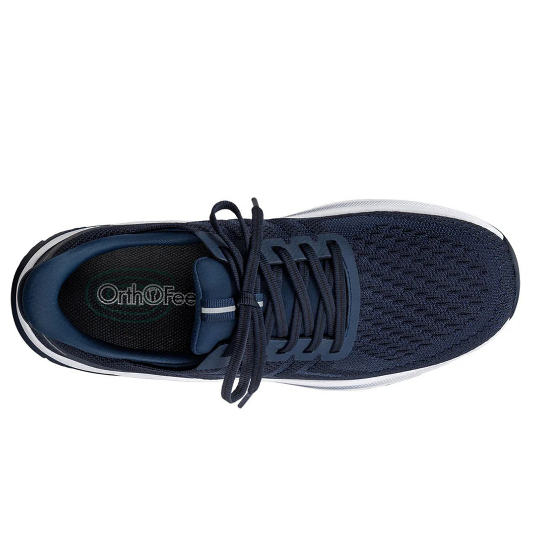 Men's Wide Fit Orthofeet 20022 Tilos Hands-free Trainers