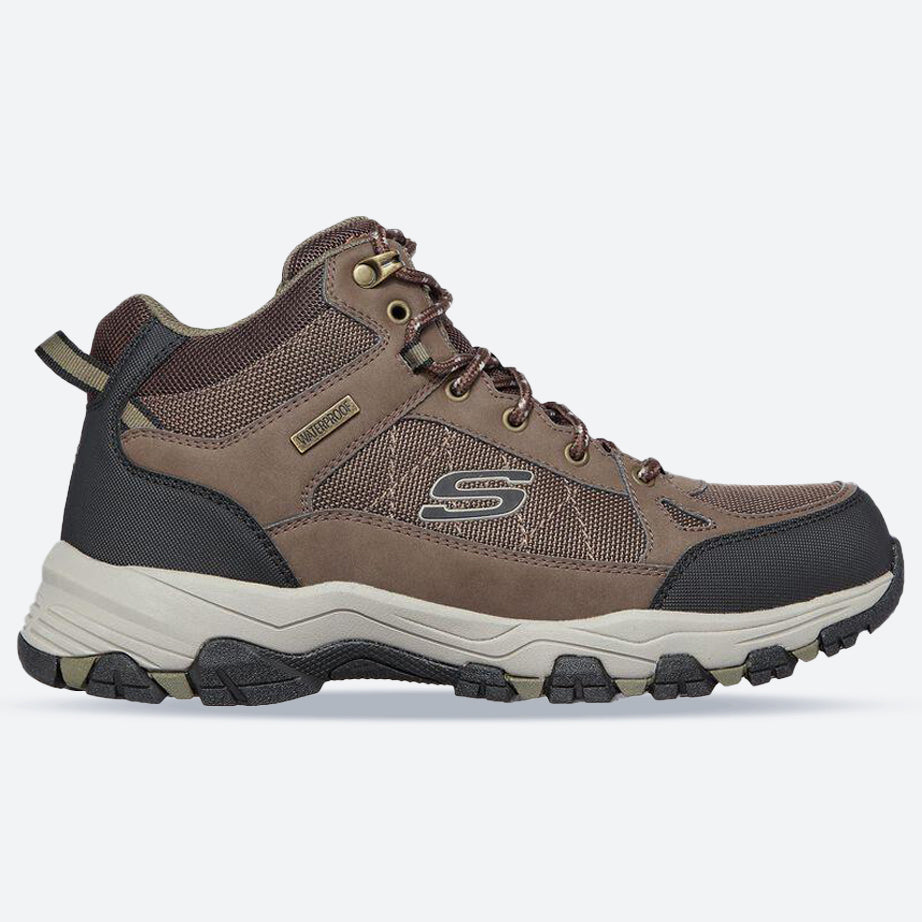 Botas de senderismo Skechers 204477 Selmen Melano de ajuste ancho para hombre in Chocolate - Image 16