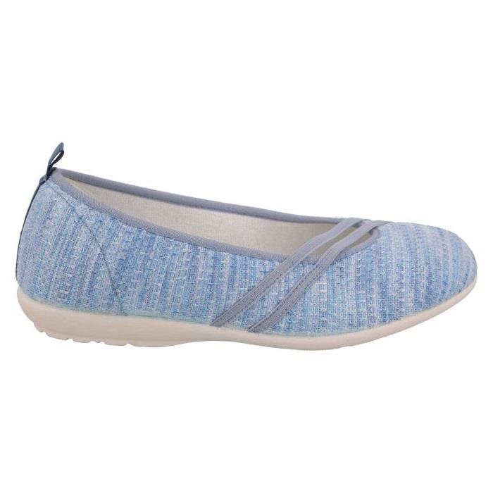 Women's Wide Fit DB Foxtail Canvas in Black Canvas - Image 1