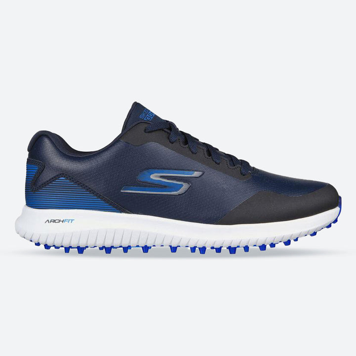 Zapatillas de golf Skechers Max 2 de corte ancho para hombre 214028 in Gris/Rojo - Image 1