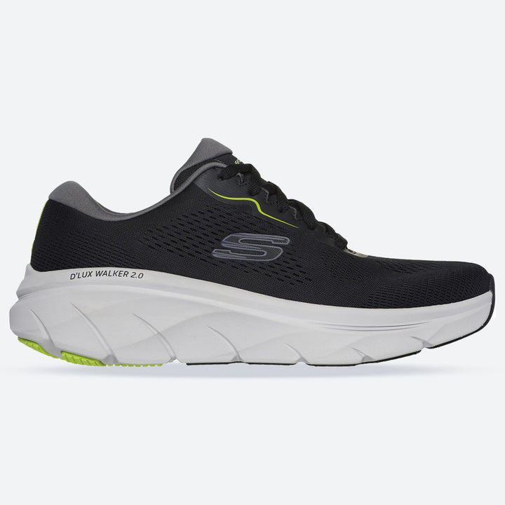 Men's Wide Fit Skechers 232714 D'lux Walker 2.0 Swave Trainers