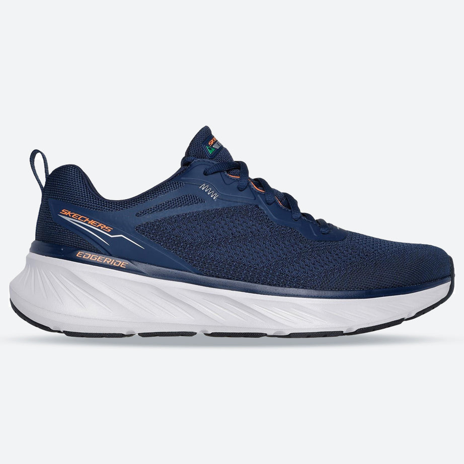 Men's Relaxed Fit Skechers Edgeride 232836 Exxo Trainers in Black - Image 12