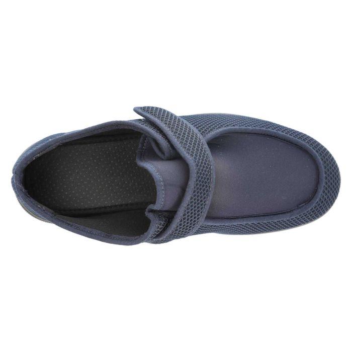 Men's Wide Fit DB Jamie Shoes in Black Stretch Textile - Image 11