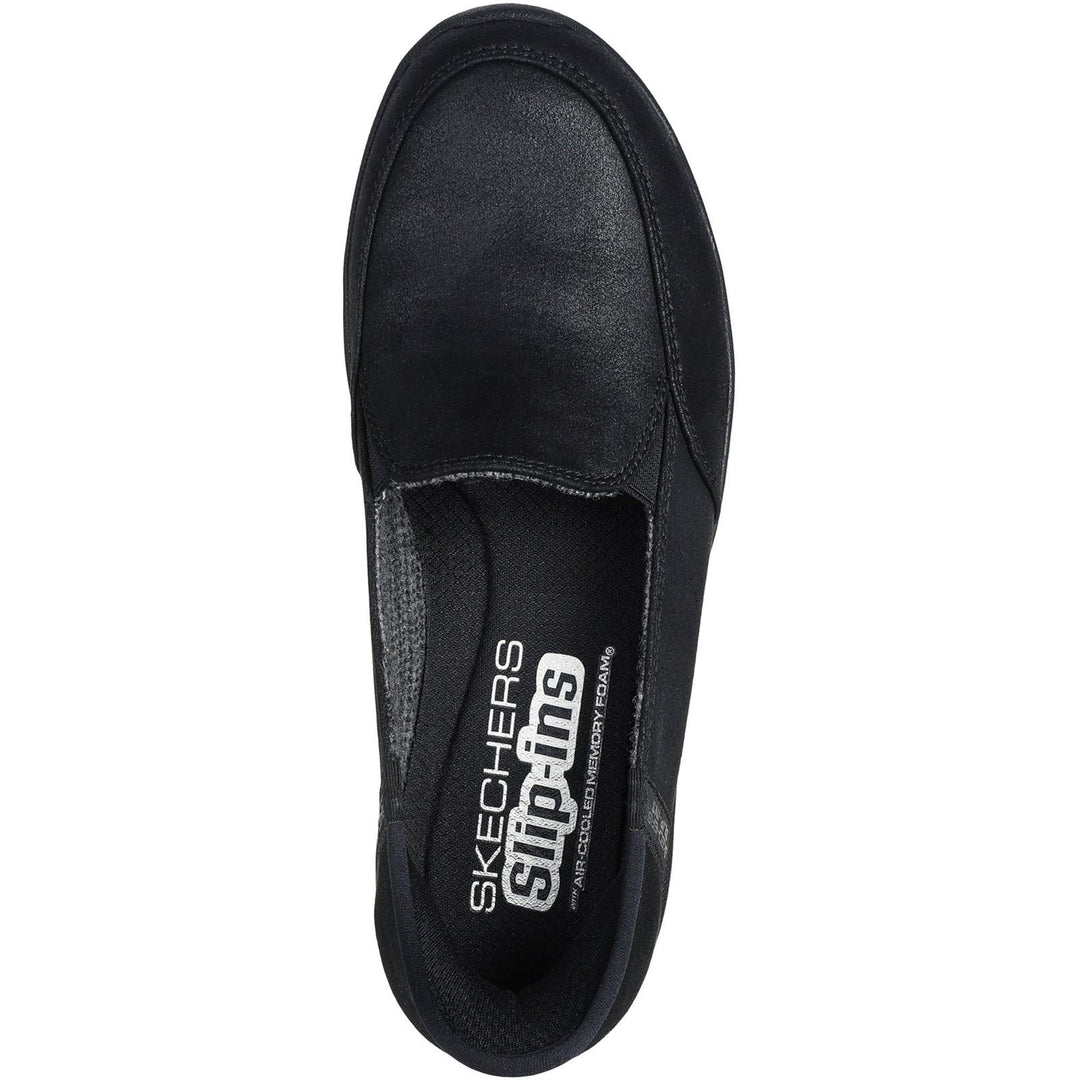Women's Wide Fit Skechers 158699 Reggae Fest 2.0 Classically Shoes in Chocolate - Image 5