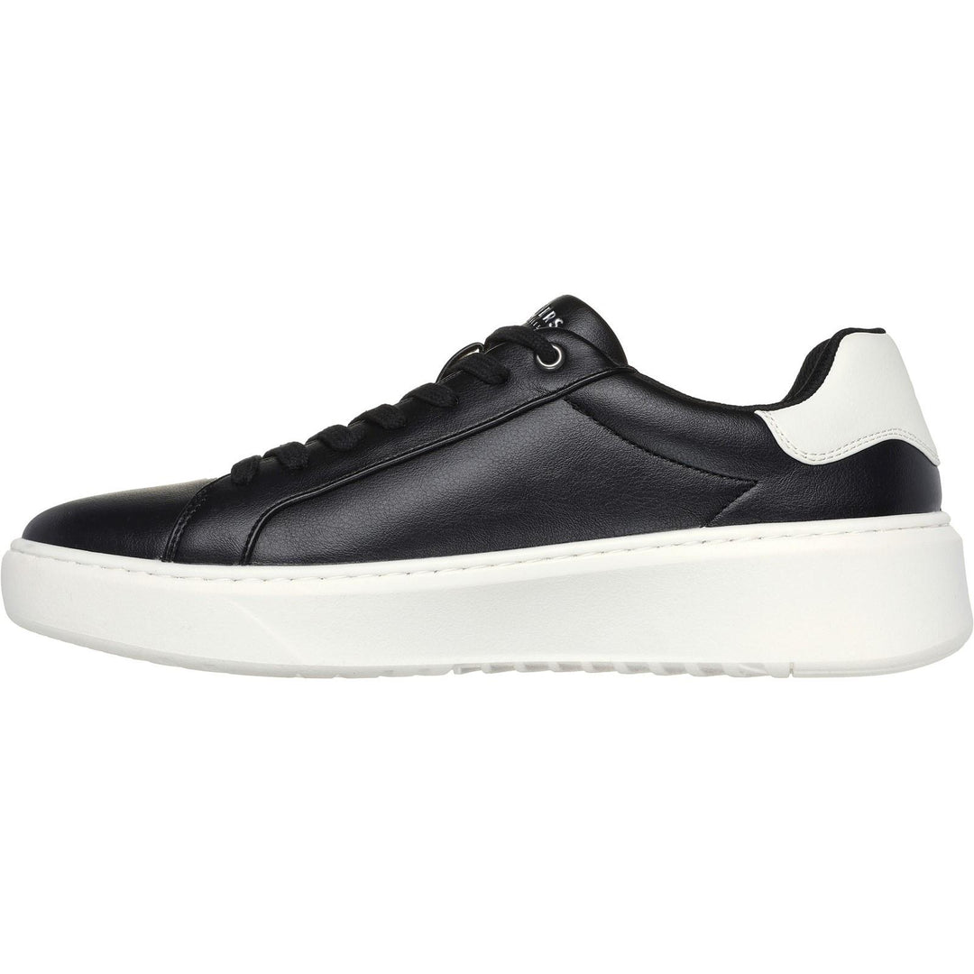 Women's Wide Fit Skechers 183175 Court Break Suit Sneakers in Black - Image 7