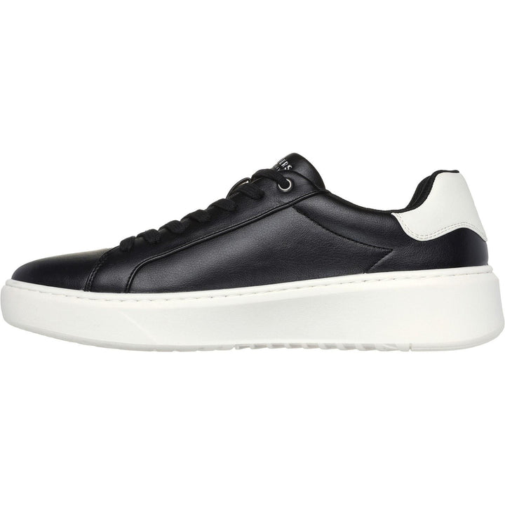 Women's Wide Fit Skechers 183175 Court Break Suit Sneakers in Black - Image 1