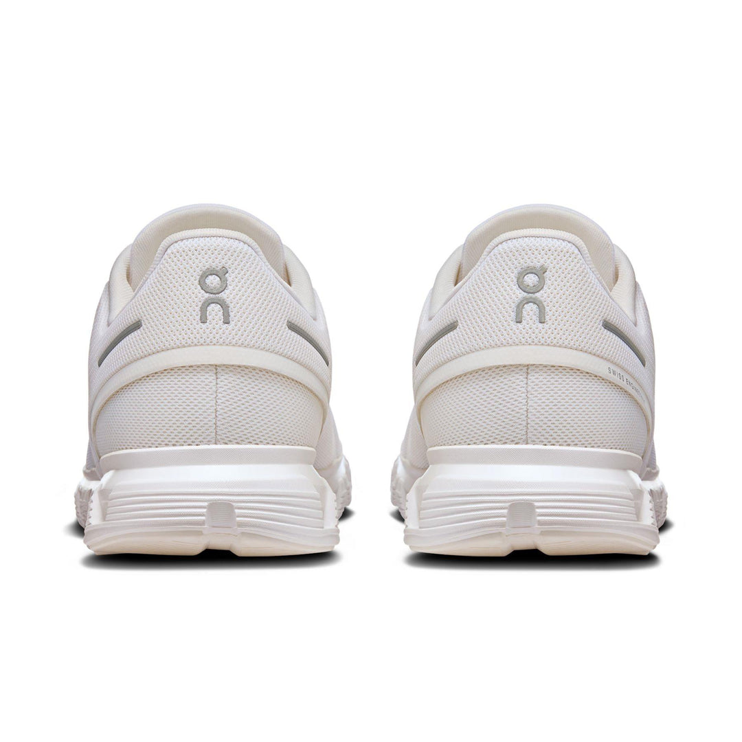 Men's Wide Fit On Cloud 6 Wide Trainers - White in White/White - Image 5