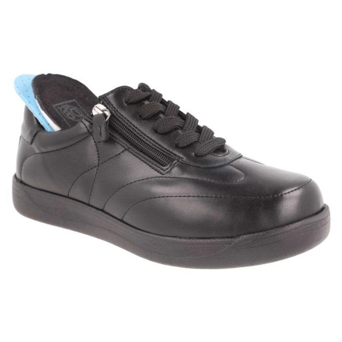 Women's Wide Fit DB Jessica Shoes in Black Synthetic - Image 1