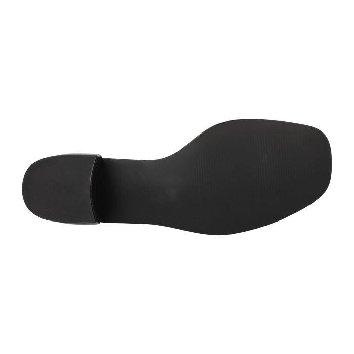 Women's Wide Fit DB Sirius Court Shoes in Black Leather - Image 12