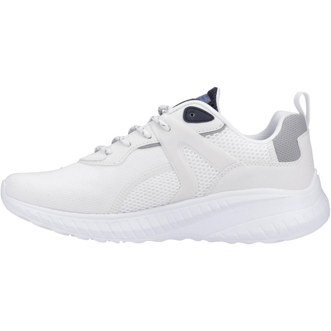 Men's Wide Fit Skechers 118034 Bobs Squad Chaos Trainers in White/Multi - Image 11