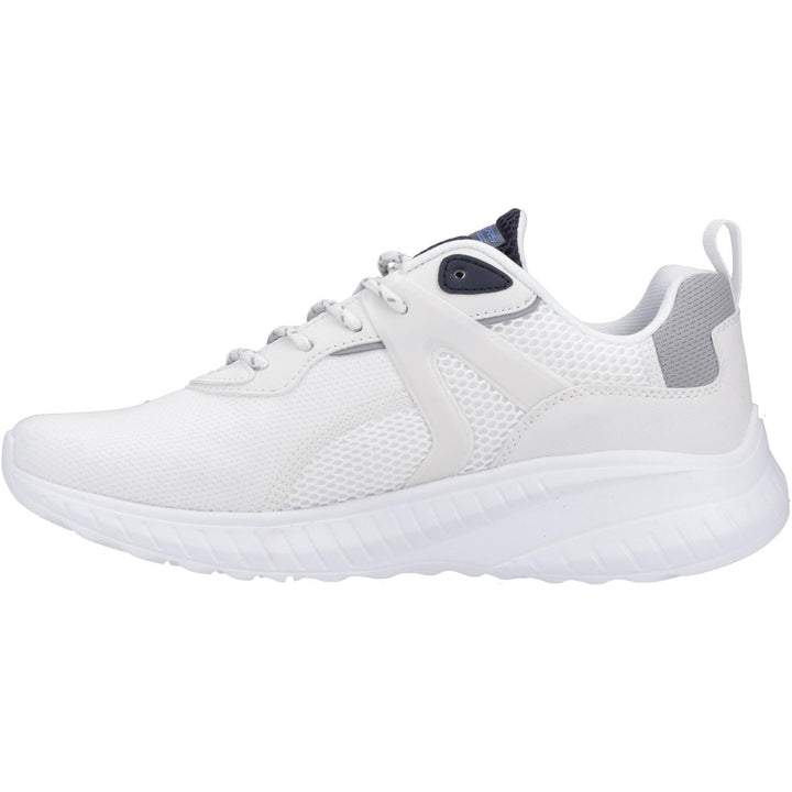 Men's Wide Fit Skechers 118034 Bobs Squad Chaos Trainers in White/Multi - Image 1