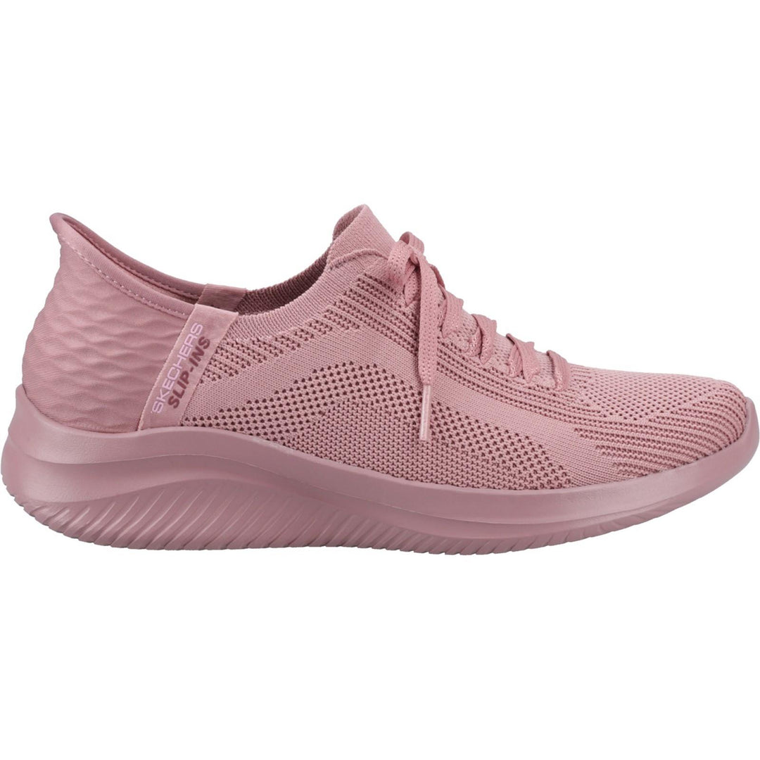 Women's Wide Fit Skechers 150447 Slip-ins Ultra Flex 3.0 Pure Color Trainers in Dark Navy - Image 8