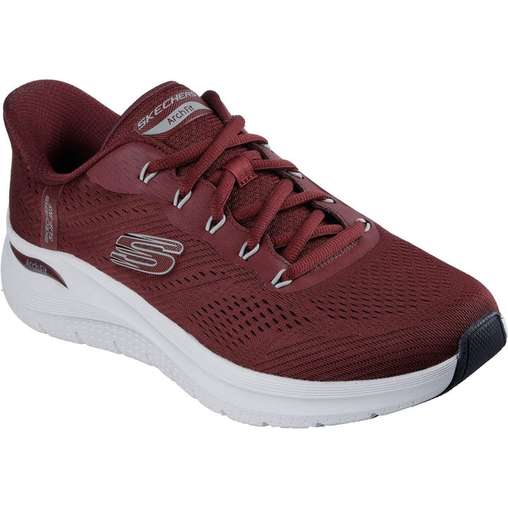 Men's Wide Fit Skechers 232712 Slip-ins Arch Fit 2.0 Lestur Trainers in Black - Image 1