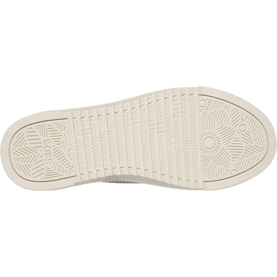 Women's Wide Fit Skechers 114640 Bobs Copa Canvas Shoes