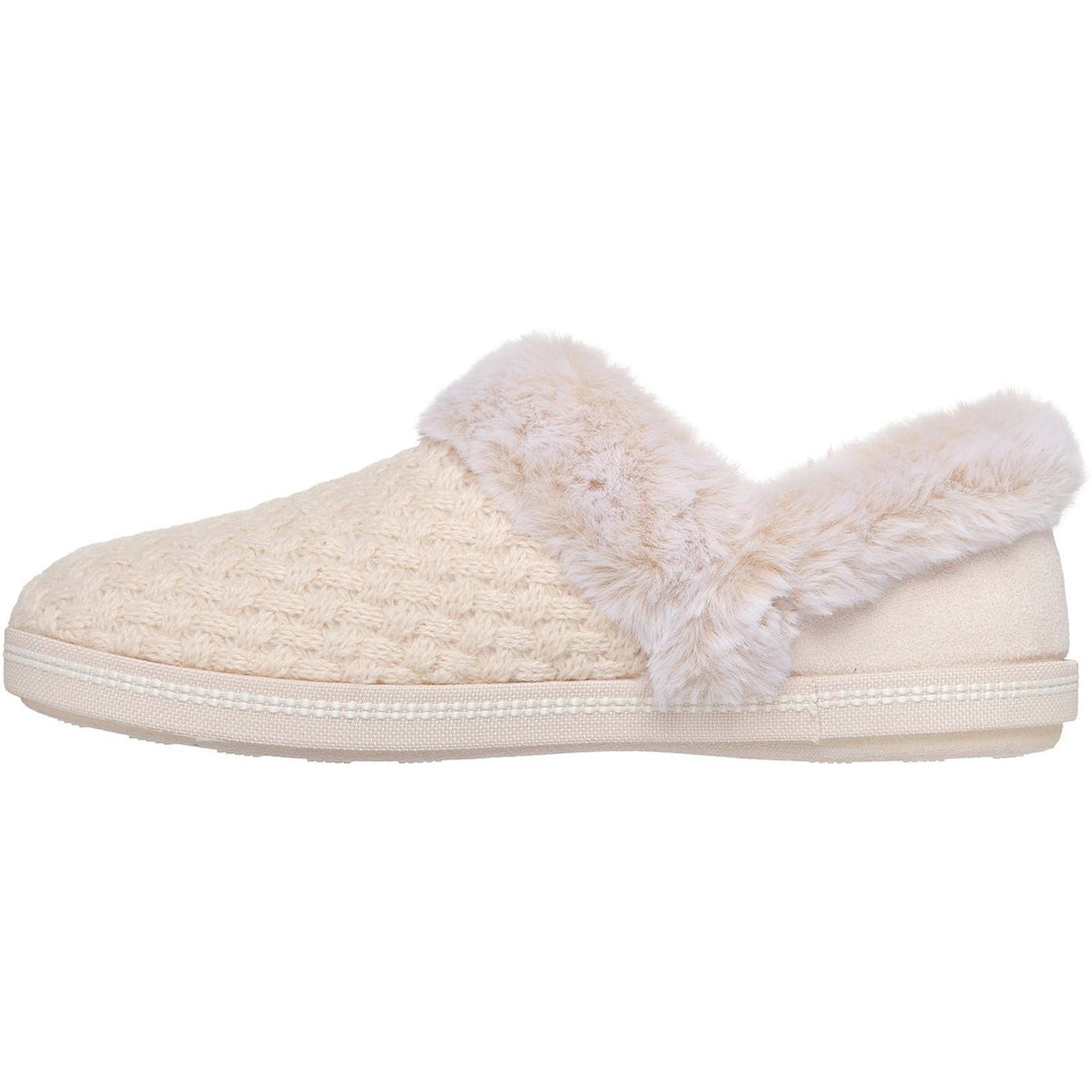 Women's Wide Fit Skechers 169041 Cozy Campfire Frosty Promise Slippers in Black - Image 11