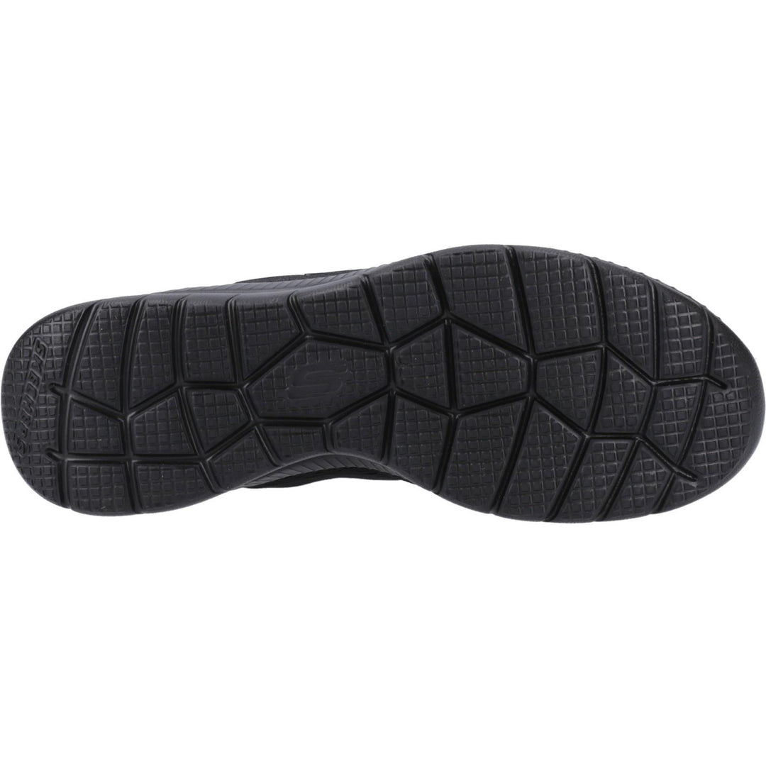 Women's Wide Fit Skechers 12607 Bountiful Quick Path Trainers in Black - Image 13