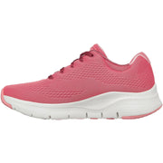 Skechers 149057 Wide Unny Outlook Sports Trainers Rose-3