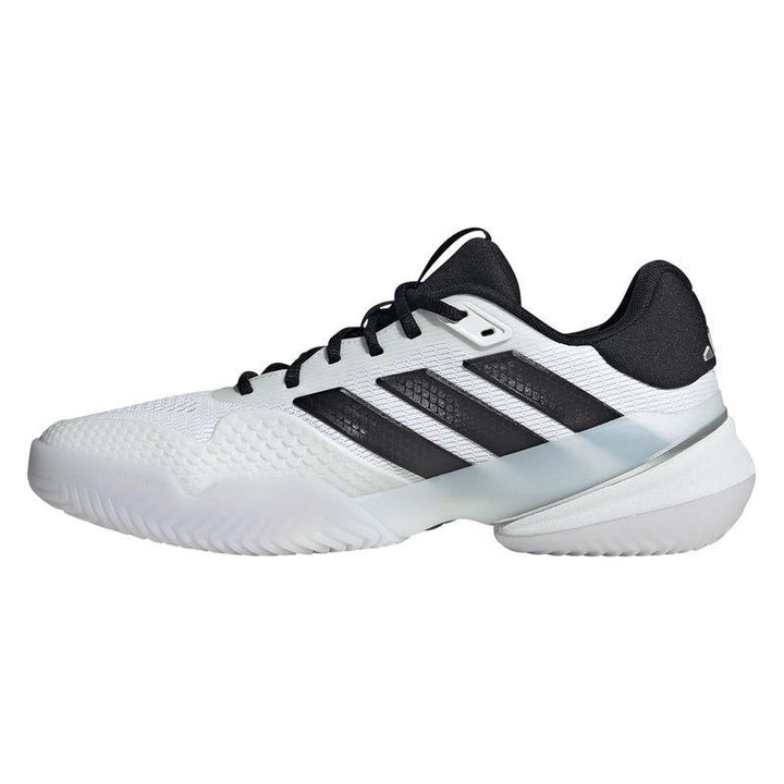 Men's Wide Fit Adidas Barricade 14 WIDE JQ7107 Tennis Trainers in Cloud White - Image 1