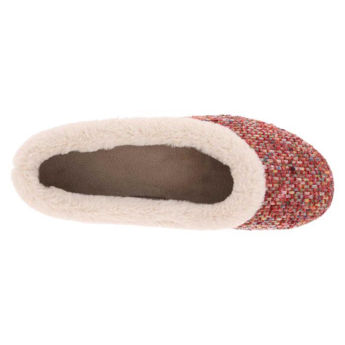 Women's Wide Fit DB Robyn Slippers in Rose Multi Textile - Image 5
